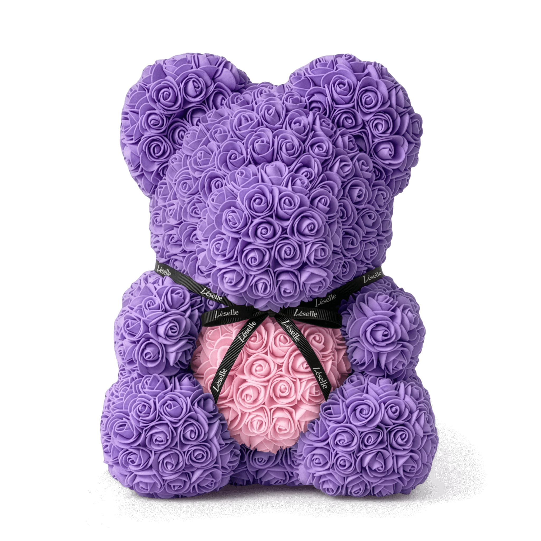 Eternal Rose Bear - Lavender Purple Edition