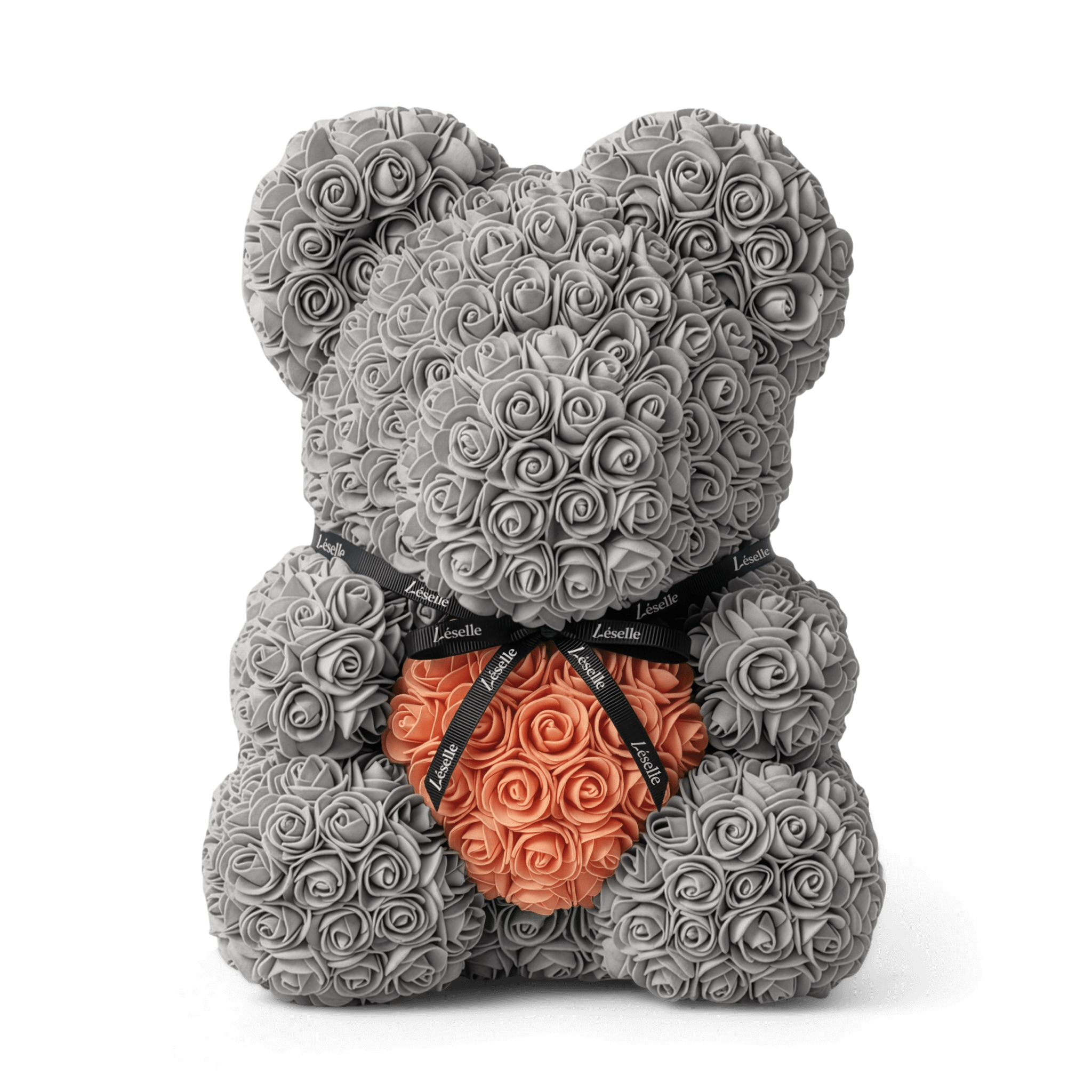 Eternal Rose Bear - Platinum Grey Edition